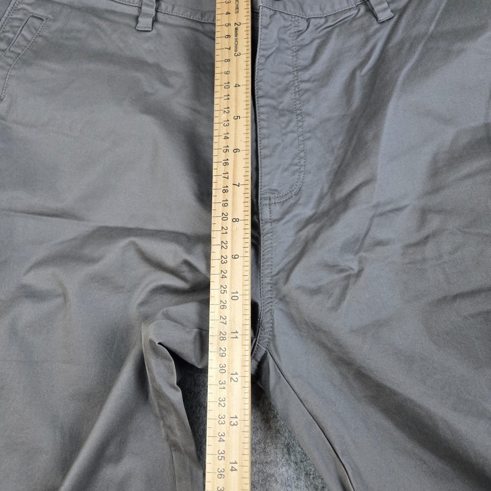 Vuori Collins Chino Pants Mens 36x30 Gray Stretch Cotton Twill Office V433 - Picture 10 of 12